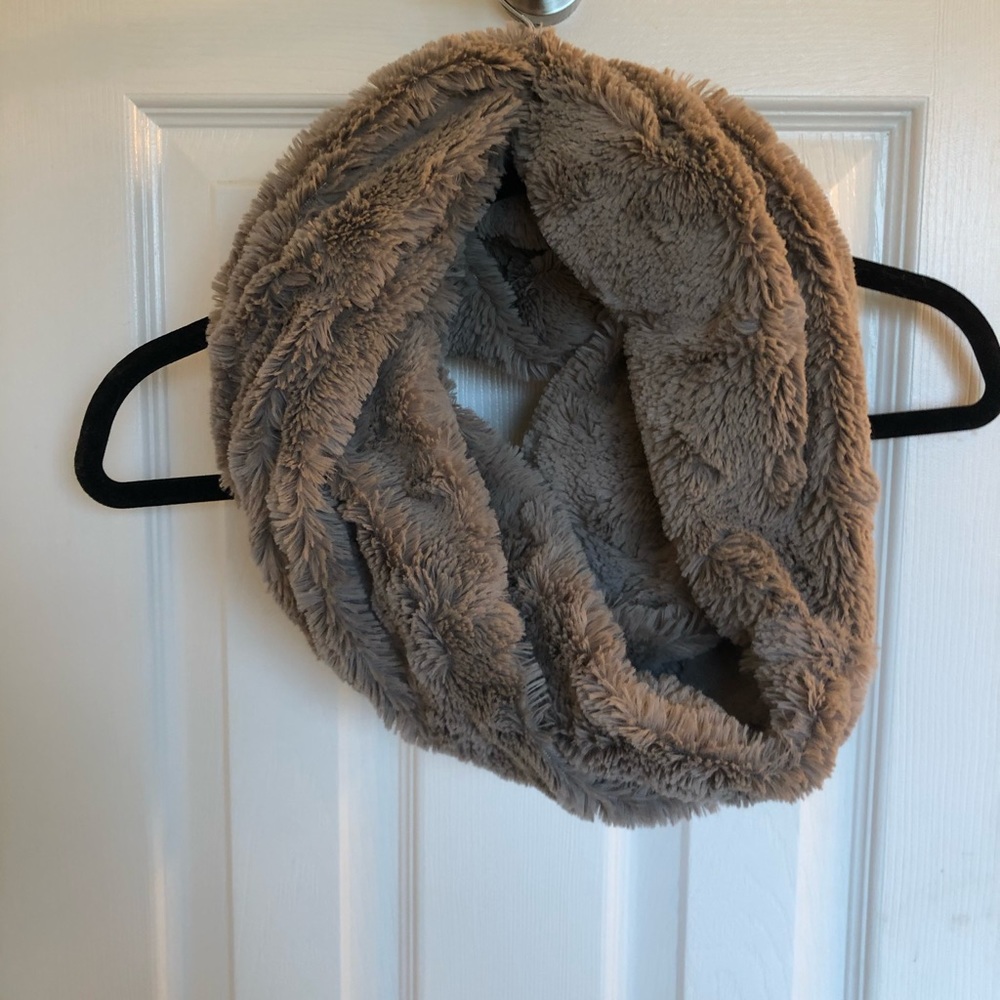 Anthropologie Fake Fur Infinity Scarf